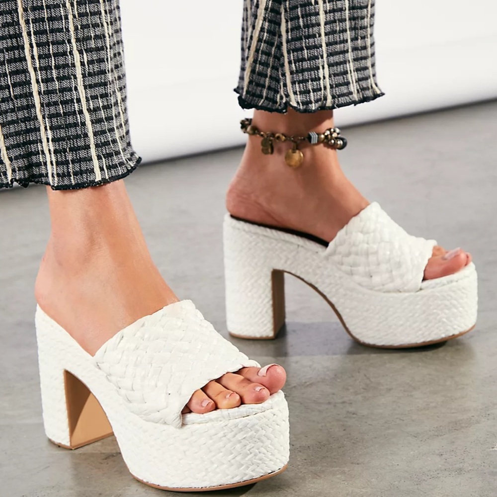 Marla Woven Platform Sandals